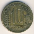 Аргентина 10 сентаво 1946 год