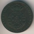 Ангола 1/2 макуты 1851 год