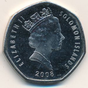 Соломоновы острова 1 доллар 2008 год