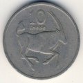 Ботсвана 10 тхебе 1980 год