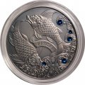 Беларусь 20 рублей 2013 год - Знаки зодиака - Рыбы (с кристаллами Сваровски)