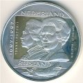 Нидерланды 10 экю 1997 год - 400 лет дипломатическим отношениям с Россией (серебро)