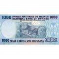 Руанда 1000 франков 2008 год - Обезьяна в парке вулканов Вирунга UNC