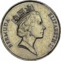 Бермудские острова 10 центов 1990 год