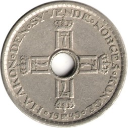 Норвегия 1 крона 1949 год - Король Хокон VII