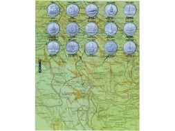 Разделительный лист для коллекции монет серии «Освобожденные города-столицы» - Стандарт OPTIMA