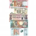 Набор из 40 банкнот разных стран мира с 1964 по 2022 год, (UNC)