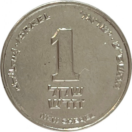 Израиль 1 новый шекель 2009 год