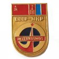 Значок Интеркосмос. СССР-МНР