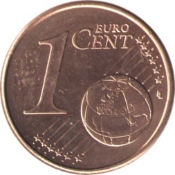 Кипр 1 евроцент 2014 год - Европейский муфлон