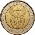 ЮАР 5 рэндов 2017 год - Орден Компаньонов О.Р. Тамбо