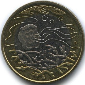 Финляндия 5 евро 2014 год - Северная природа - Вода