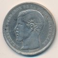 Гватемала 1 песо 1866 год