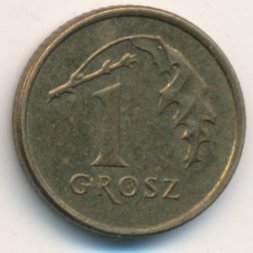 Польша 1 грош 1993 год