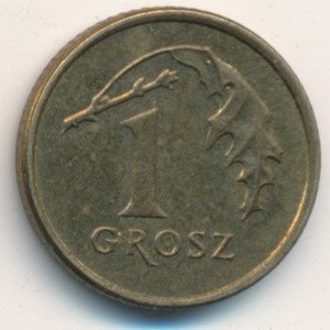 Польша 1 грош 1993 год