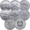 Набор из 7 монет Приднестровье 1 рубль 2023 год - Рода войск Вооружённых сил