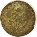 Франция 2 соля 1748 год (C)