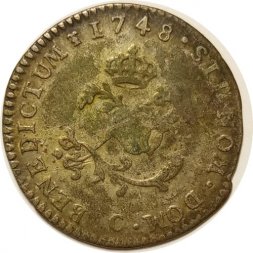 Франция 2 соля 1748 год (C)