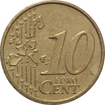 Австрия 10 евроцентов 2006 год