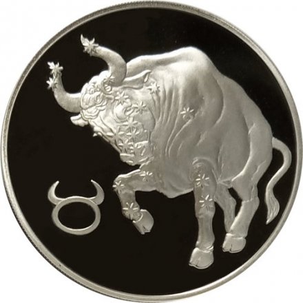 Россия 3 рубля 2004 год - Знаки зодиака. Телец