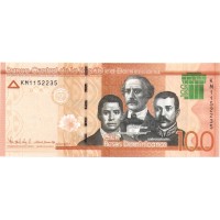 Доминикана 100 песо 2017 года - UNC