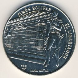 Куба 1 песо 2001 год