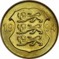 Эстония 5 крон 1994 год - 75 лет Национальному банку Эстонии