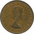Великобритания 1 пенни 1963 год