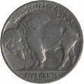США 5 центов 1936 год - Buffalo Nickel (Без отметки МД)