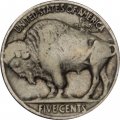 США 5 центов 1936 год - Buffalo Nickel (Без отметки МД)