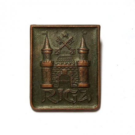 Значок Рига. Riga. Герб. Тяжелый