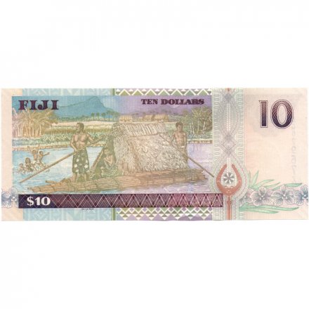 Фиджи 10 долларов 2002 год - UNC