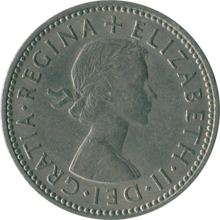 Великобритания 1 шиллинг 1960 год - Шотландский герб