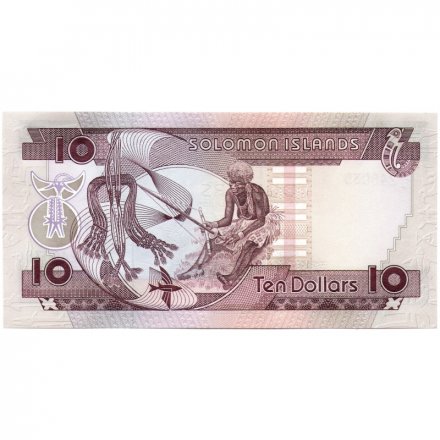 Соломоновы острова 10 долларов 1986 год - UNC