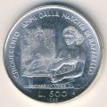 Сан-Марино 500 лир 1983 год - 500 лет со дня рождения Рафаэля