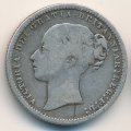 Великобритания 1 шиллинг 1872 год
