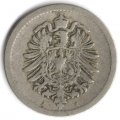 Германия 5 пфеннигов 1875 год (A)