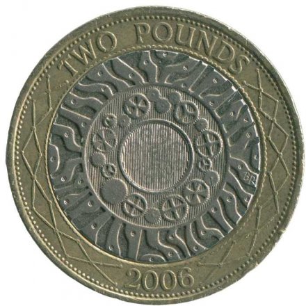 Великобритания 2 фунта 2006 год 