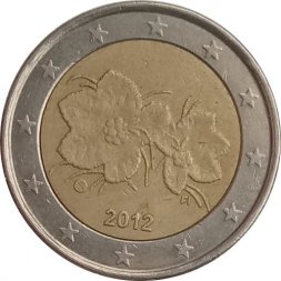 Финляндия 2 евро 2012 год - Морошка