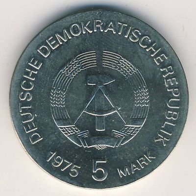 ГДР 5 марок 1975 год - Международный год женщины