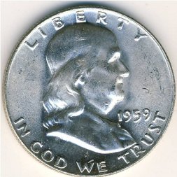 США 1/2 доллара 1959 год