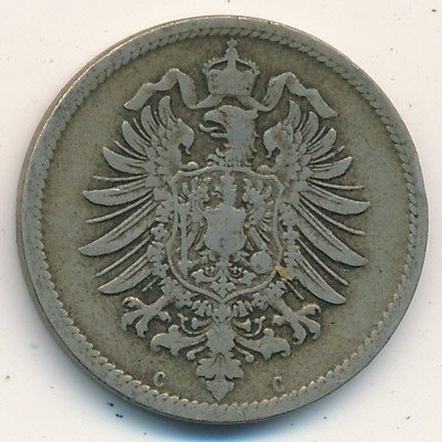 Германия 10 пфеннигов 1874 год (C)