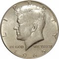 США 1/2 доллара 1965 год - Kennedy Half Dollar