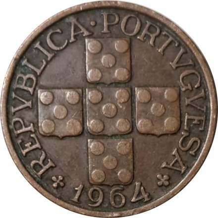 Португалия 20 сентаво 1964 год