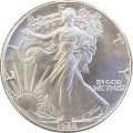 США 1 доллар 1986 год - Шагающая свобода (без отметки МД)