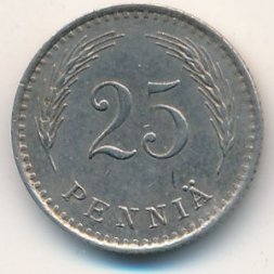 Финляндия 25 пенни 1935 год
