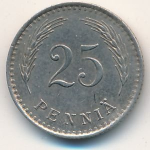 Финляндия 25 пенни 1935 год