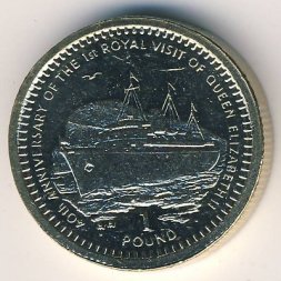 Гибралтар 1 фунт 1994 год