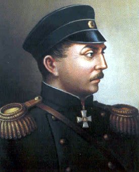 П.С. Нахимов - &quot;Адмиралы России&quot; - Гравированная монета 25 рублей