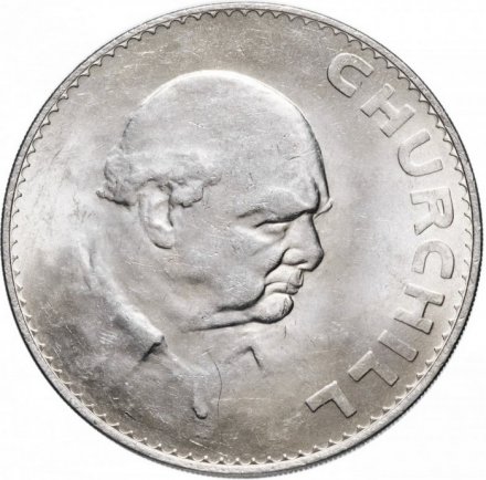 Великобритания 5 шиллингов 1965 год - Cэр Уинстон Черчилль